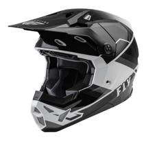 Capacete Cross Fly Formula Rush Preto Moto Cross Trilha