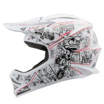 Capacete Cross Infantil Cartoon Racing