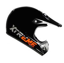 Capacete cross/trilha ebf new six extreme preto/laranja-58