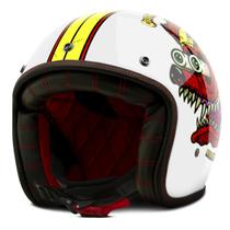 Capacete Custom Etceter Mad Dogs Aberto Moto