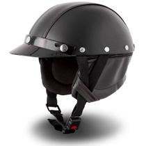 Capacete custom pro tork coquinho solid preto tam. único