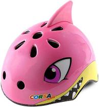 Capacete de bicicleta Anharluka Infant Toddler ajustável Pink Shark