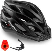 Capacete de bicicleta Basecamp BC-10 para homens e mulheres com luz LED