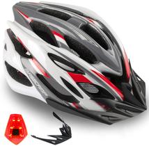 Capacete de bicicleta Basecamp BC-10 para homens e mulheres com luz LED
