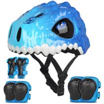 Capacete de bicicleta Bavilk Toddler Kids 3D Dinosaur 48-54cm