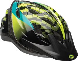 Capacete de bicicleta Bell Axel Youth Emerald Hyperactive 54-58cm Capacete de bicicleta Bell Axel Youth Emerald Hyperactive 54-58cm
