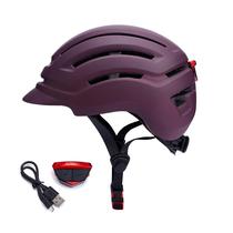 Capacete de Bicicleta DAYGOCAGA com Luz Traseira Roxa - Adulto (Homens e Mulheres)