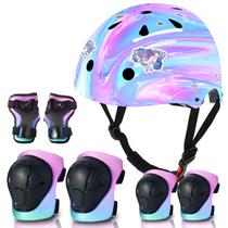 Capacete de bicicleta ETEETOW ajustável em gradiente de cor para crianças de 1 a 14 anos Capacete de bicicleta ETEETOW ajustável em gradiente de cor para crianças de 1 a 14 anos