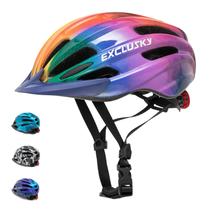 Capacete de bicicleta EXCLUSKY Kids Child Boys Girls de 5 a 13 anos 50-57 cm