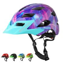 Capacete de bicicleta EXCLUSKY Kids de segurança ajustável para crianças de 5 a 8 a 14 anos