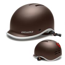 Capacete de bicicleta EXCLUSKY Urban Commuter com luz USB para adultos Capacete de bicicleta EXCLUSKY Urban Commuter com luz USB para adultos