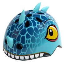 Capacete de Bicicleta Infantil Anharluka - Design Dinossauro Azul - Tamanho S (1-3 anos)