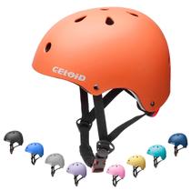 Capacete de bicicleta infantil CELOID ajustável multiesportivo laranja