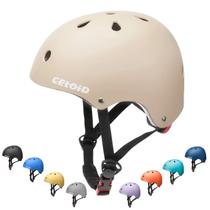 Capacete de bicicleta infantil CELOID ajustável para 5-8-9 anos de damasco Capacete de bicicleta infantil CELOID ajustável para 5-8-9 anos de damasco