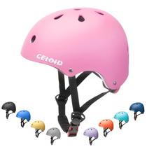 Capacete de bicicleta infantil CELOID para 5-6 anos ajustável rosa Capacete de bicicleta infantil CELOID para 5-6 anos ajustável rosa