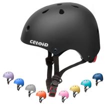 Capacete de bicicleta infantil CELOID para meninos e meninas de 5 a 9 anos, preto Capacete de bicicleta infantil CELOID para meninos e meninas de 5 a 9 anos, preto