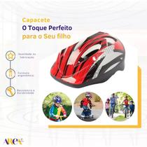 Capacete de bicicleta Infantil Criança Skate Patins Patinete