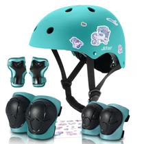 Capacete de Bicicleta Infantil JIFAR - Design Colorido com Almofadas (3 a 14+ Anos)