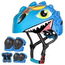 Capacete de Bicicleta Infantil VICTGOAL - Leve e 3D - para Crianças de 3 a 8 Anos (Azul)