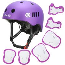 Capacete de Bicicleta KAMUGO Kids (2 a 8 anos) - com Proteção Roxa