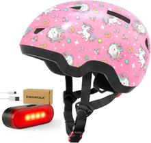 Capacete de bicicleta MOUNTALK Toddler com luz ajustável de 1-3/2-4 anos Capacete de bicicleta MOUNTALK Toddler com luz ajustável de 1-3/2-4 anos