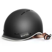 Capacete de bicicleta OutdoorMaster Meteorite Black para adultos