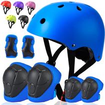 Capacete de bicicleta para crianças ArgoHome Toddler Sport Gear Set azul Capacete de bicicleta para crianças ArgoHome Toddler Sport Gear Set azul