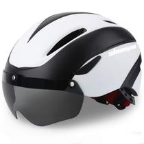 Capacete de bicicleta Shinmax BC-001 para homens e mulheres com óculos