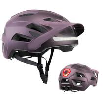 Capacete de bicicleta Silkycasters Mountain Bike LED Lights para adultos Capacete de bicicleta Silkycasters Mountain Bike LED Lights para adultos