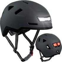 Capacete de bicicleta XNITO Urban com luzes LED para adultos com certificação CPSC