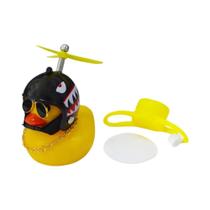 Capacete de Borracha Pequeno Pato Amarelo - Sino para Bicicleta e Decoração de Carro Infantil