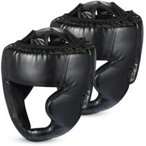 Capacete de boxe Copkim MMA Training 25x24x24cm 2 peças pretas Capacete de boxe Copkim MMA Training 25x24x24cm 2 peças pretas