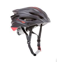 Capacete de ciclismo adx gx01 preto/verm. tam p/m(54-58)