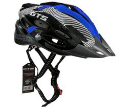 Capacete De Ciclismo Com Sinalizador De Led Leve E Resistente Bicicleta Adulto Bike - Gts / Deko / Element / Byorn / Genesi