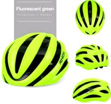 Capacete de ciclismo robustos, aerodinâmicos, com entradas de ar para ventilação, conforto e estilo.