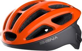 Capacete de ciclismo Sena R1 Smart Electric Tangerine tamanho L