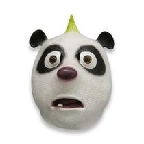 Capacete de cosplay Mask Resin Cute Panda com moicano verde Capacete de cosplay Mask Resin Cute Panda com moicano verde