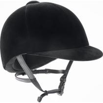 Capacete de equitação IRH Medalist Velveteen Black Tamanho 6.875