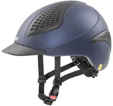 Capacete de equitação uvex exxential II MIPS Navy mat S-M