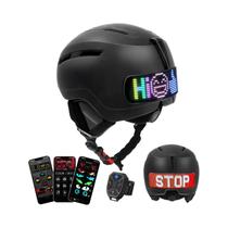 Capacete de esqui com display LED, PC e EPS Esportes ao ar livre, esqui, snowboard e skate Capacete de esqui com display LED, PC e EPS Esportes ao ar livre, esqui, snowboard e skate