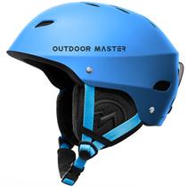 Capacete de esqui OutdoorMaster Kelvin para homens, mulheres e jovens azul
