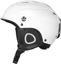 Capacete de esqui VANRORA branco brilhante para esqui e snowboard