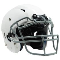 Capacete de Futebol Americano Schutt Youth Vengeance A11, Máscara VROPO TRAD Anexada, Médio, Branco