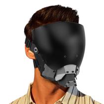 Capacete de máscara Cyberpunk Marikito para adulto com lente antiembaçante