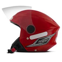 Capacete De Moto Aberto Feminino e Masculino Mixs Way Com Viseira Cristal Oferta