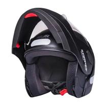Capacete de moto aberto zarref v4 classic articulado motoboy