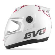 Capacete de Moto Fechado Pro Tork Evolution G8 Evo Solid Preto Fosco com Narigueira