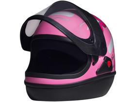 Capacete de Moto Fechado San Marino FEMME Rosa Tamanho 56 Capacete de Moto Fechado San Marino FEMME Rosa Tamanho 56