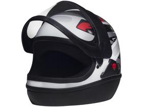 Capacete de Moto Fechado San Marino GRAFIC Branco Tamanho 58 - Taurus Capacetes