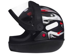 Capacete de Moto Fechado San Marino - GRAFIC Preto Tamanho 58 Capacete de Moto Fechado San Marino - GRAFIC Preto Tamanho 58